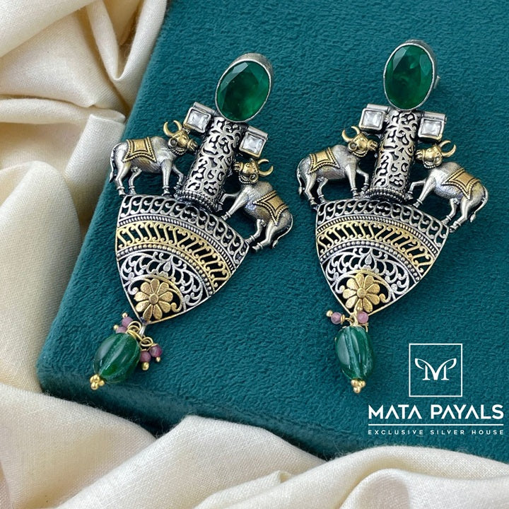 Regal Oxidised Chandbali