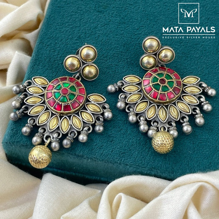 Jodhpuri Kundan Chandbali