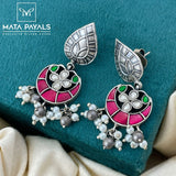 Fusion Kundan Earrings