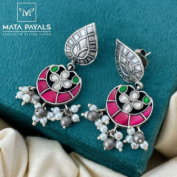 Fusion Kundan Earrings