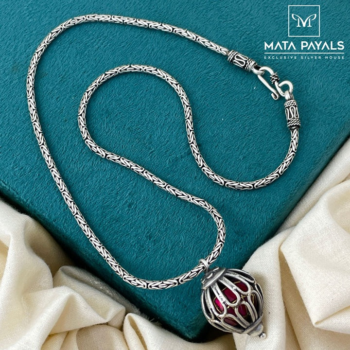Kundan Ball Pendant Chain