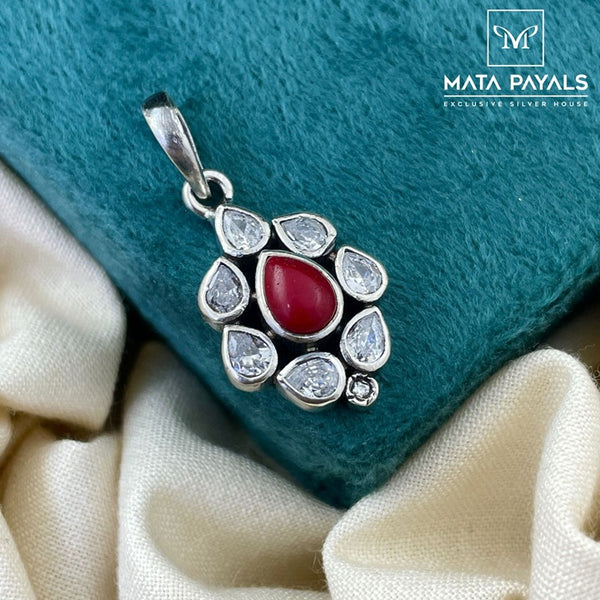 Coral Stone Pendant