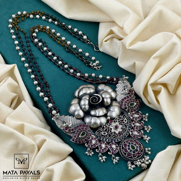 Audacious Vibrant Mandala Oxidised Hara