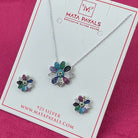 Artistic Floral Pendant Set
