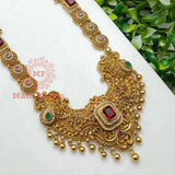 Phenomenal Filigree Colourful Gold Plated Necklace