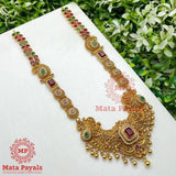 Phenomenal Filigree Colourful Gold Plated Necklace