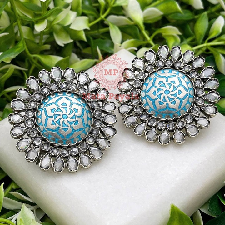 Phenomenal Meenakari Oxidised Stud
