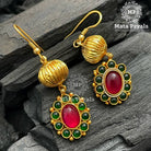 Phenomenal Silver Bead Drop Hanging Earing