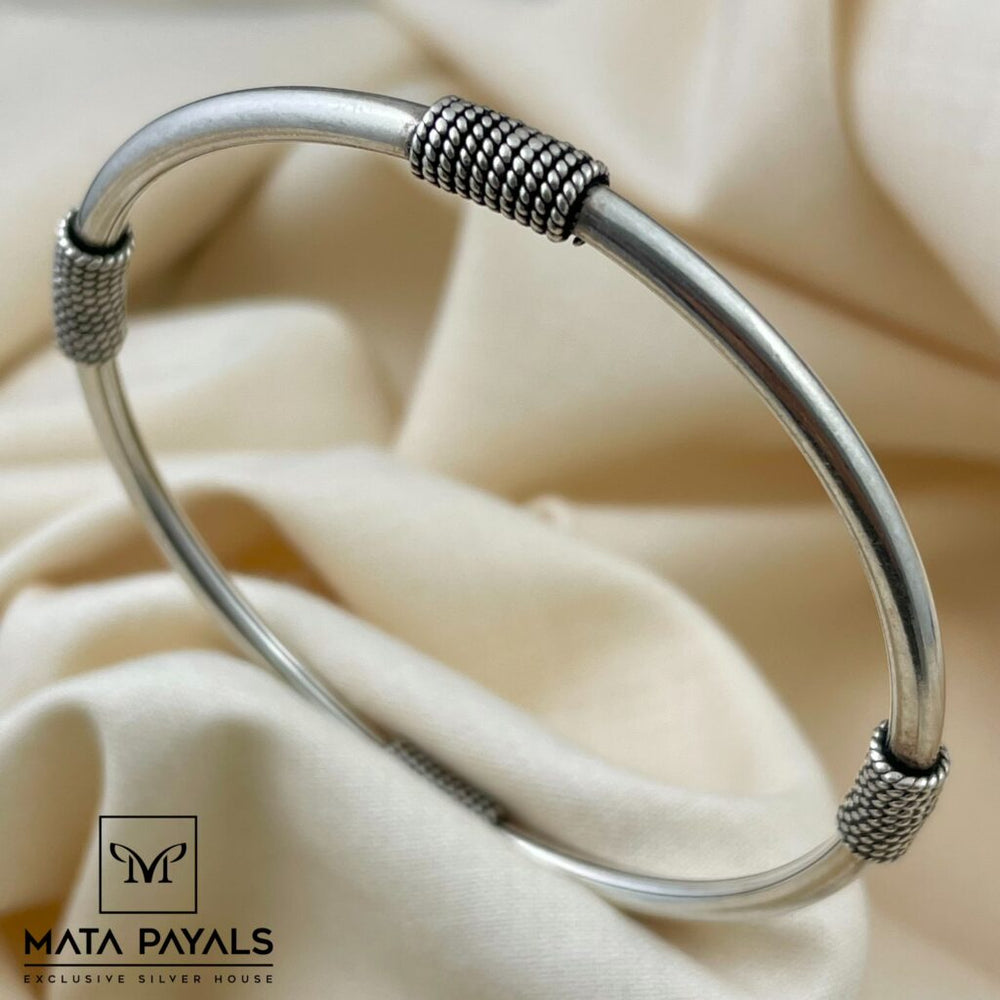 Plain Oxidised Kada