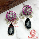 Precious Floral Oxidised Earing