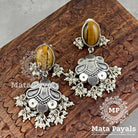 Pretty Tribal Oxidised Earrings