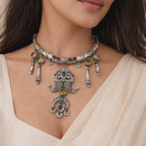 Royal Bride Oxidised Necklace