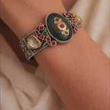 Heritage Dual Tone Kundan Kada