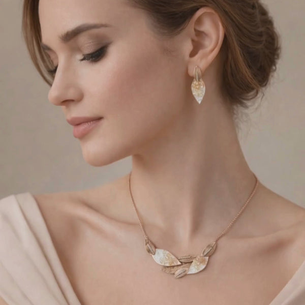 Excellent Rose Gold Pendant Set
