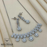 Radiant Zircon Pendant Set