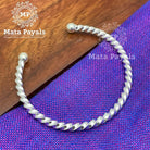 Rare Twisted Silver Kada