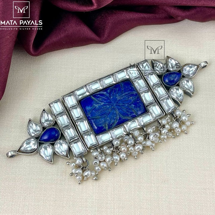 Ravishing Lapis Lazuli Kundan Choker