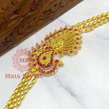Ravishing Morni Gold Beaded Layered Hara