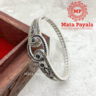 Ravishing Onyx Marcasite Classy Kada