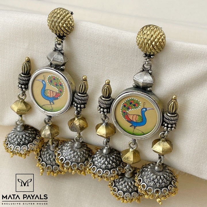 Ravishing Peacock Jhumka