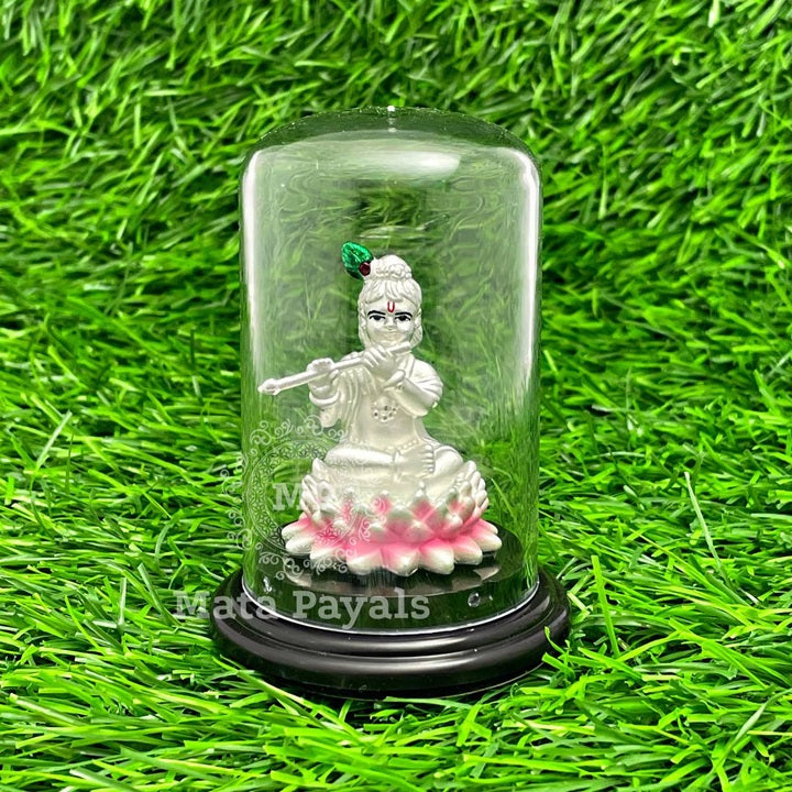 Ravishing Shri Krishna Silver Idol