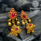 Ravishing Silver Gold Plated Jhumka