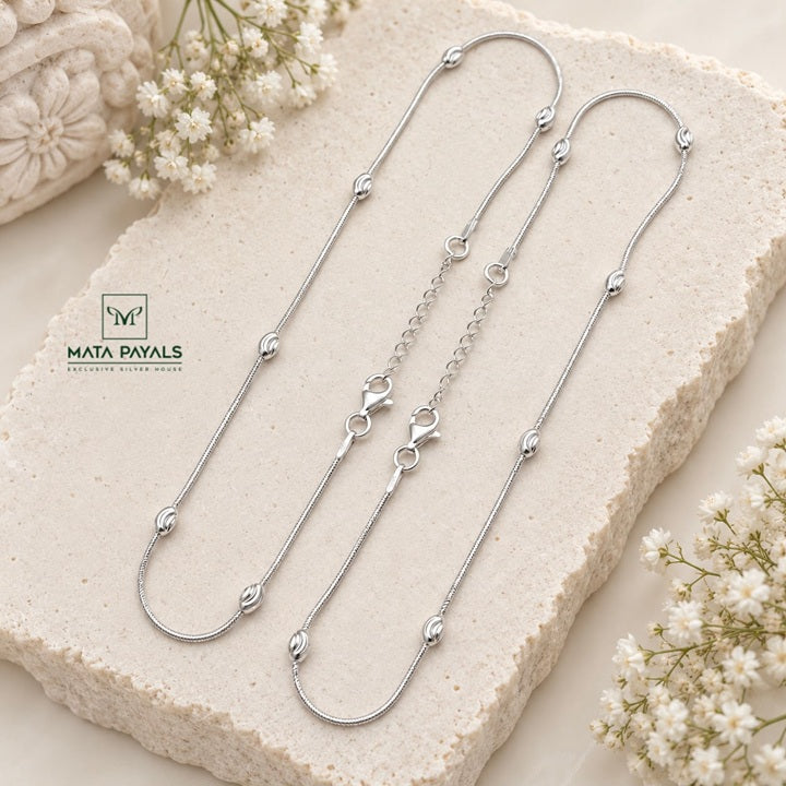 Sparkling Beads Anklet