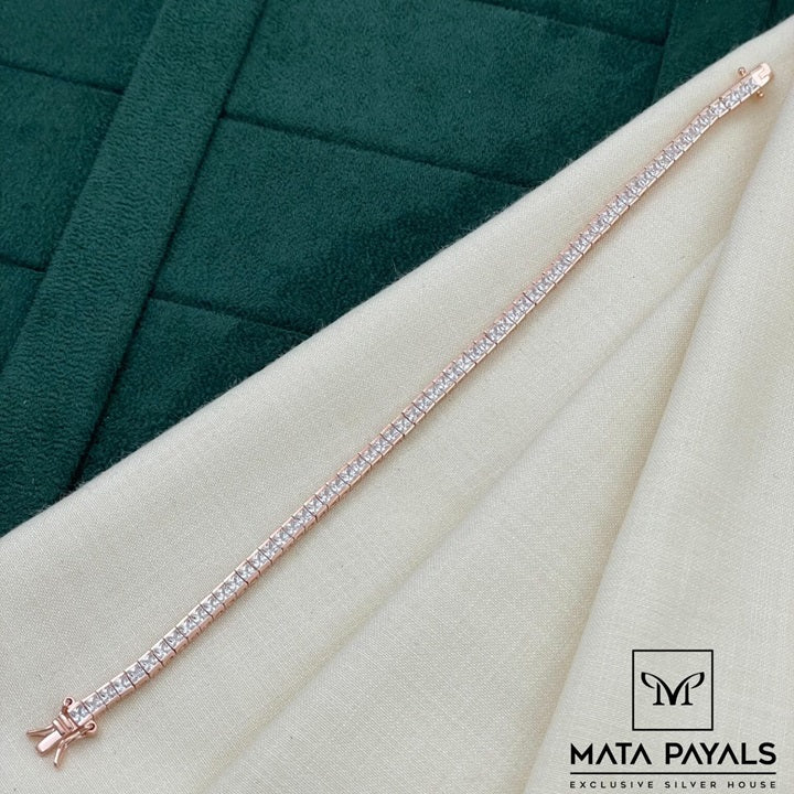 Rose Gold Tennis Bracelet