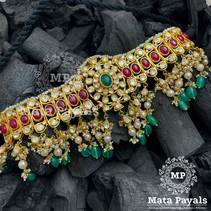 Royal Silver Gold Plated Necklace