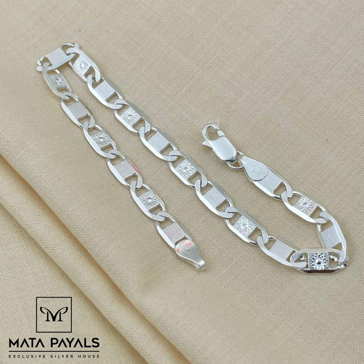 Shinny Men’s Silver Bracelet
