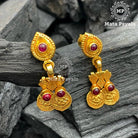 Shri Lakshmi Kasu Gold Plated Earings