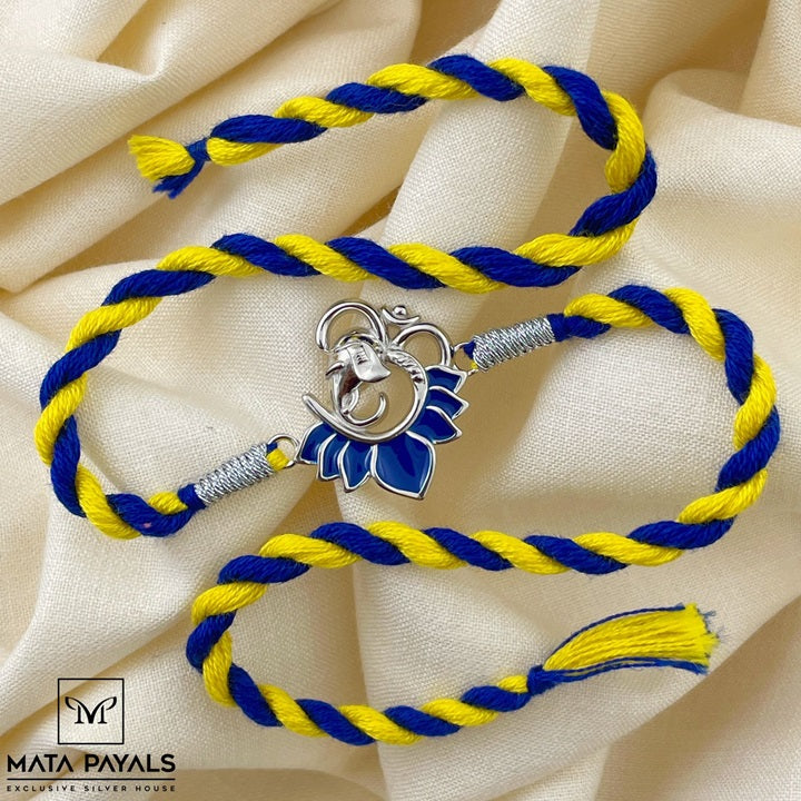 Lotus Ganesha Rakhi