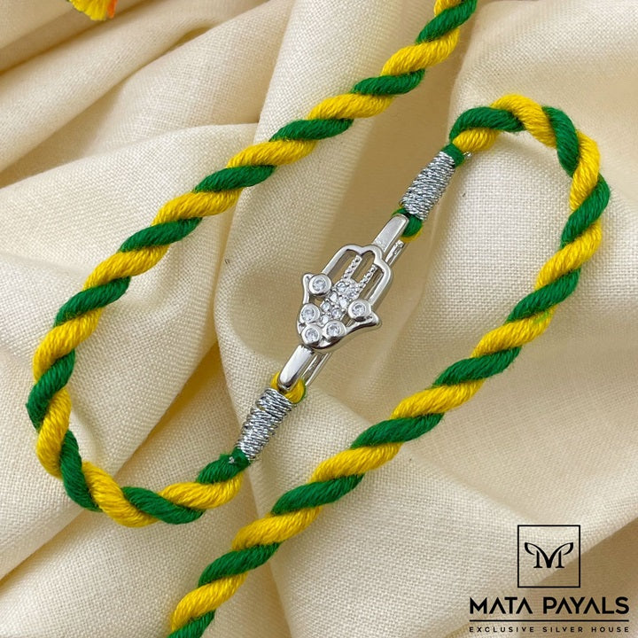 Dazzling Zircon Rakhi