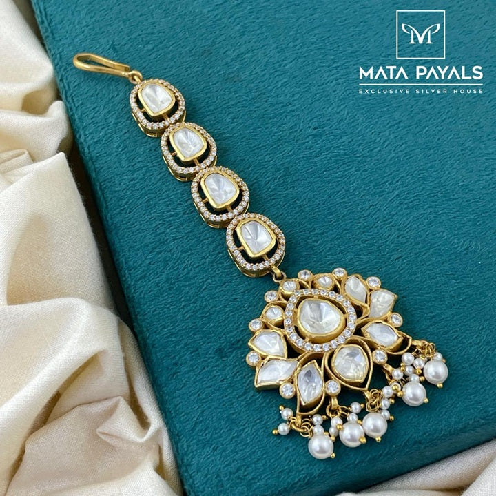 Lotus Moissanite Mangtika