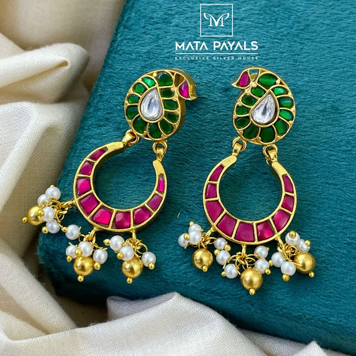 Traditional Kundan Chandbali