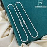 Best Plain Silver Payal
