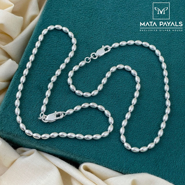 Oval Beads Payal