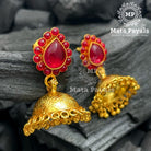 Simple Cute Gold Plated Jhumka