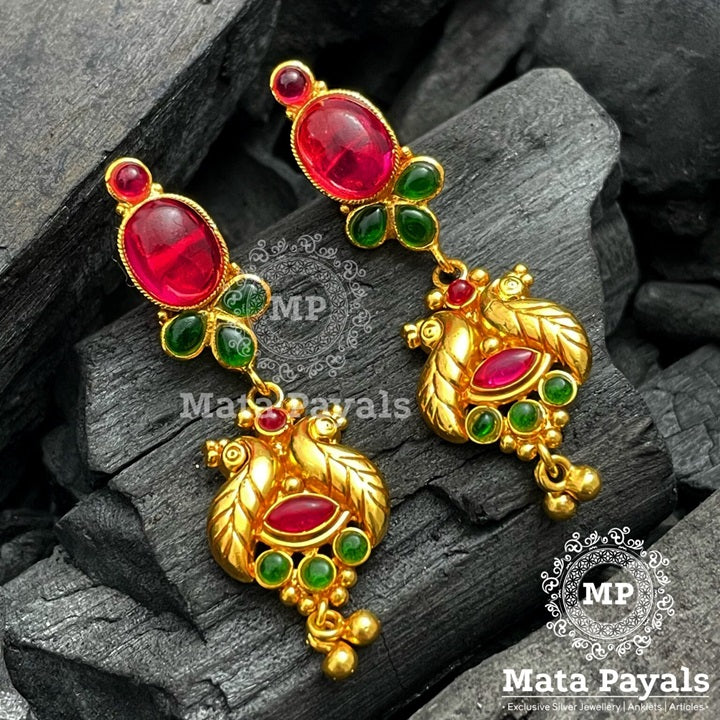 Simple Drop Gold Plated Earing