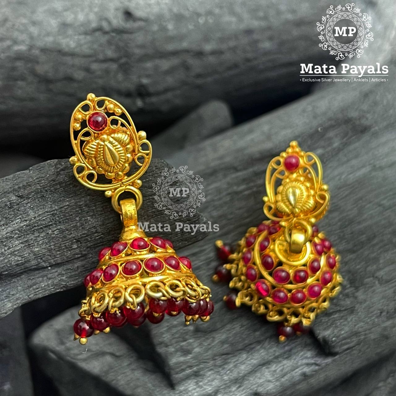 Simple Gold Plated Jhumka