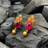 Simple Silver Gold Plated Stud