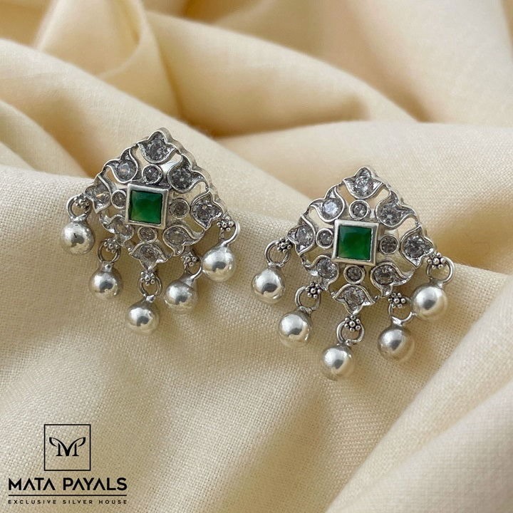 Magnificent Oxidised Stud
