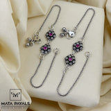 Captivating Cut Stone Anklet