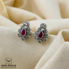 Fancy Oxidised Stud