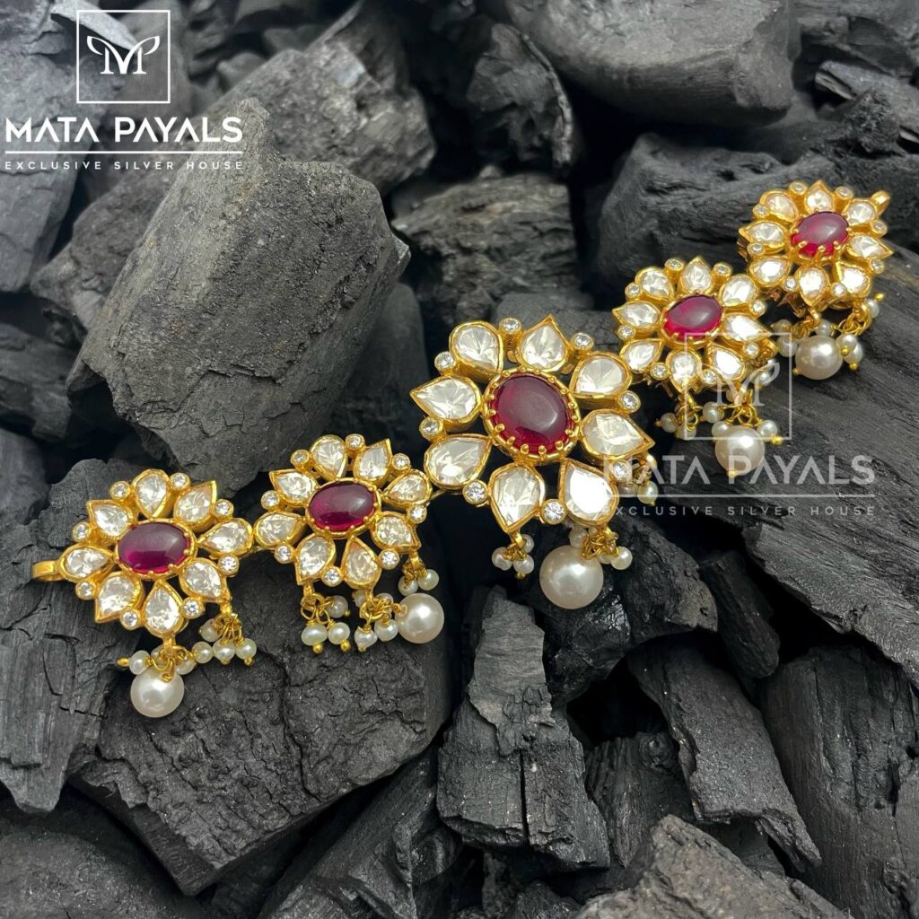 Sparkling Silver Gold Plated Necklace