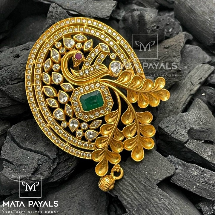 Spellbound Peacock Gold Plated Pendant