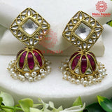 Mesmeric Kundan Gold Plated Jhumka