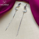 Stunning Half Moon Party Wear Extended Earring