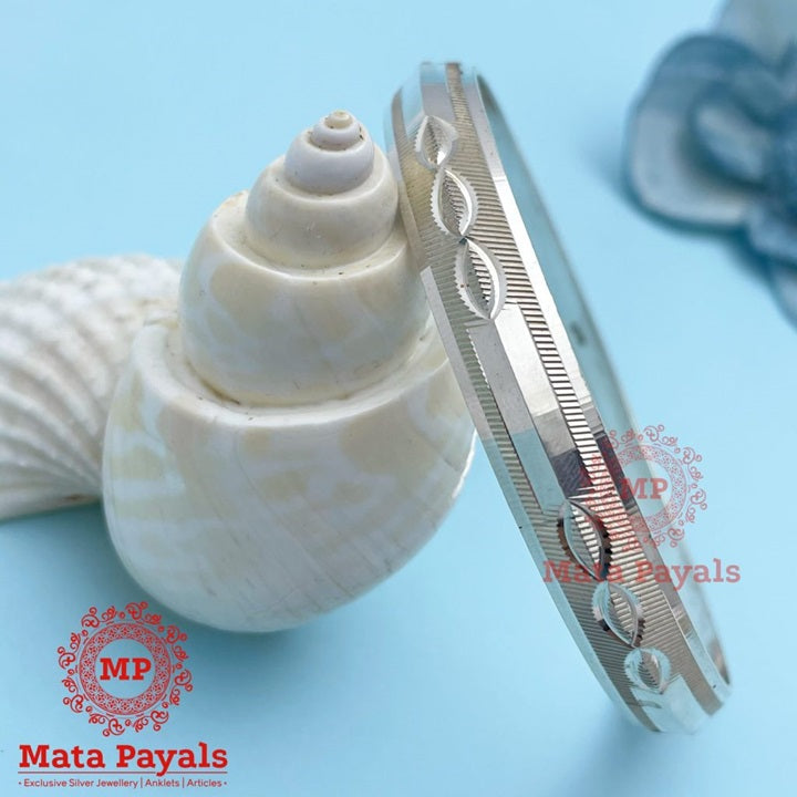 Stunning Laser Cut Silver Kada