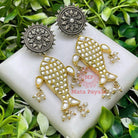 Stunning Oxidised Fishy Earings